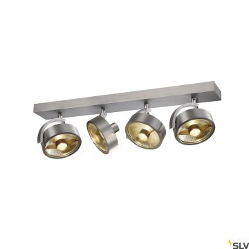 SLV KALU TRACK 1002025 Taškinis šviestuvas 4x75W/GU10/ES111 IP20