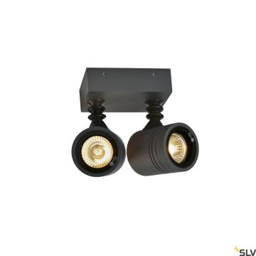 SLV MYRA 233095 Taškinis šviestuvas 2x50W/GU10 IP55