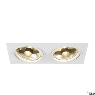 SLV NEW TRIA 113841 Įmontuojamas apšvietimas 2x75W/GU10/ES111 IP20