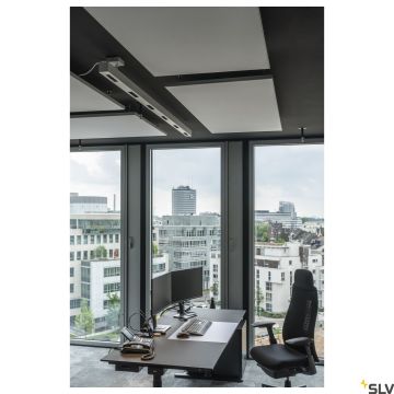 SLV Q-LINE 1000929 Pakabinama lempa 6x93W/LED 3000K 4200LM IP20