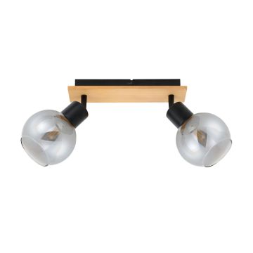 Italux Barel SPL-67535-2-BK-WO Taškinis šviestuvas 2x40W/E27 IP20