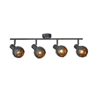 Italux Harley SPL-3480-4-GR-GD Taškinis šviestuvas 4x40W/E14 IP20