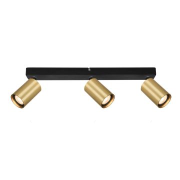 Italux Nesto SPL-23436-3-BK-GD Taškinis šviestuvas 3x10W/GU10 IP20
