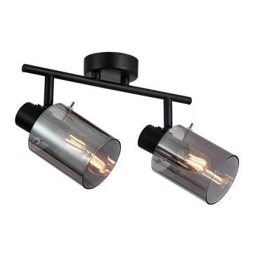 Italux Sardo SPL-5581-2-BK-SG Taškinis šviestuvas 2x40W/E14 IP20