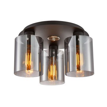 Italux Sardo SPL-5581-3SC-BK-SG Lubų šviestuvas 3x40W/E27 IP20
