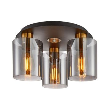 Italux Sardo SPL-5581-3SC-BRO-SG Lubų šviestuvas 3x40W/E27 IP20