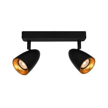 Italux Tino SPL-36748-2-BK-GD Taškinis šviestuvas 2x10W/GU10 IP20