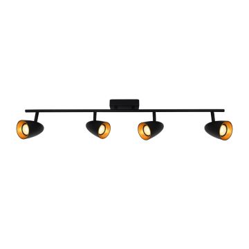 Italux Tino SPL-36748-4-BK-GD Taškinis šviestuvas 4x10W/GU10 IP20