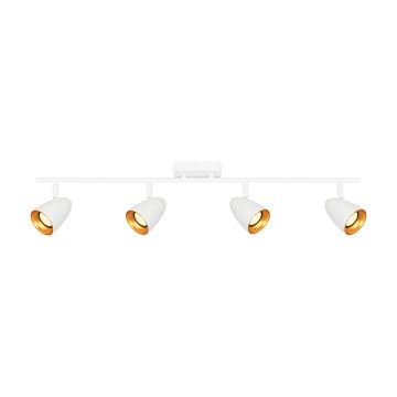 Italux Tino SPL-36748-4-WH-GD Taškinis šviestuvas 4x10W/GU10 IP20