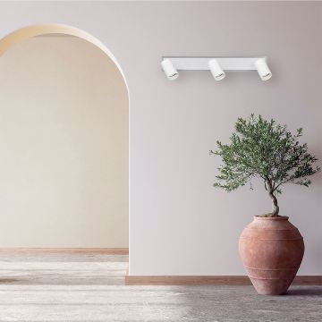 Light Prestige Parma LP-0612/3WS WH Taškinis šviestuvas 3x50W/GU10 3000K|4000K|6000K IP20