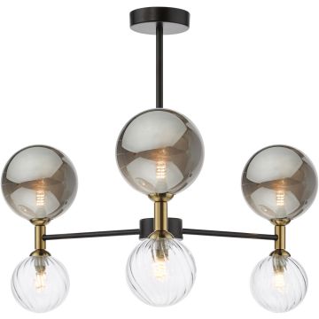 Dar Lighting Takara TAK0654-03-24 Stropo šviestuvas 6x20w/g9 ip20