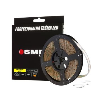 SMD LED PROline TAS4267SLL LED juostelė 120x12W/m/LED 3000K 1300 lm/m IP66