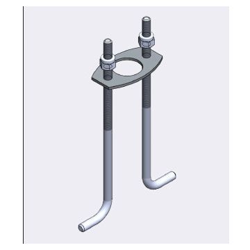 Norlys ACCESSORIES 204 Kablio tvirtinimo elemento gaubtas
