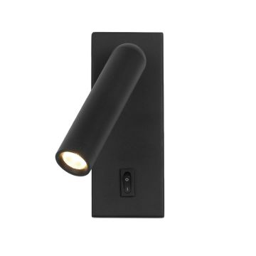 Italux Nova WL-46376-1-BK Sienos lempa 1x2.5W/LED 3000K 153lm IP20