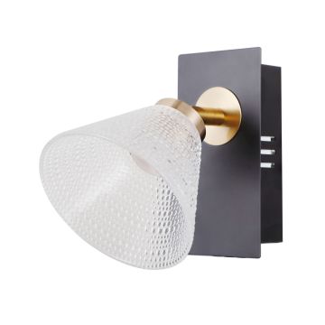 Italux Orella WL-34393-1-BK-HBR Sienos lempa 1x4W/LED 3000K 197lm IP20