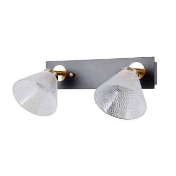 Italux Orella WL-34393-2-BK-HBR Sienos lempa 2x8W/LED 3000K 466lm IP20