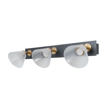 Italux Orella WL-34393-3-BK-HBR Sienos lempa 3x12W/LED 3000K 750lm IP20
