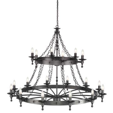 Elstead Lighting WARWICK WR18-GRAPHITE Švieslentė 18x60W/E14