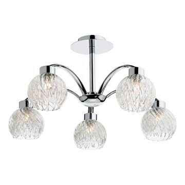 Dar Lighting YASMIN YAS0550 Stropo šviestuvas 5x40W/G9 IP20