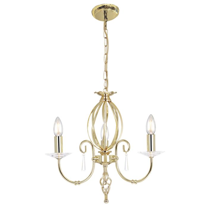 Elstead Lighting-AEGEAN-AG3-POL-BRASS-ELSAG3-POL-BRASS