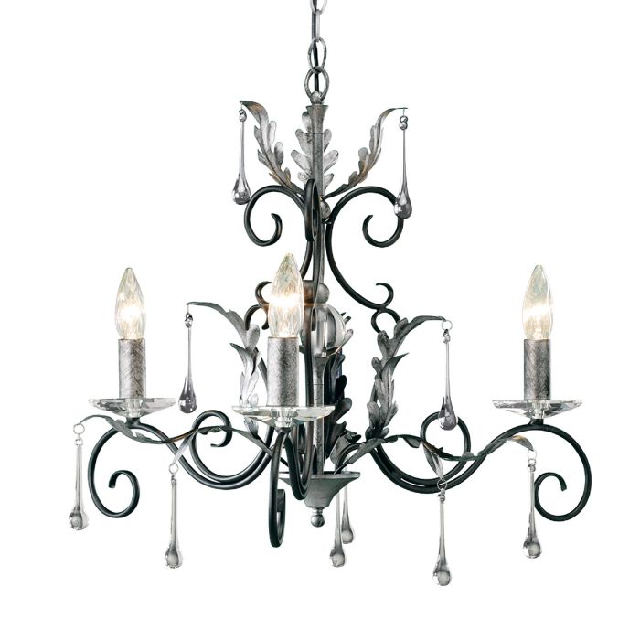 Elstead Lighting-AMARILLI-AML3-BLK-SILVER-ELSAML3-BLK-SILVER