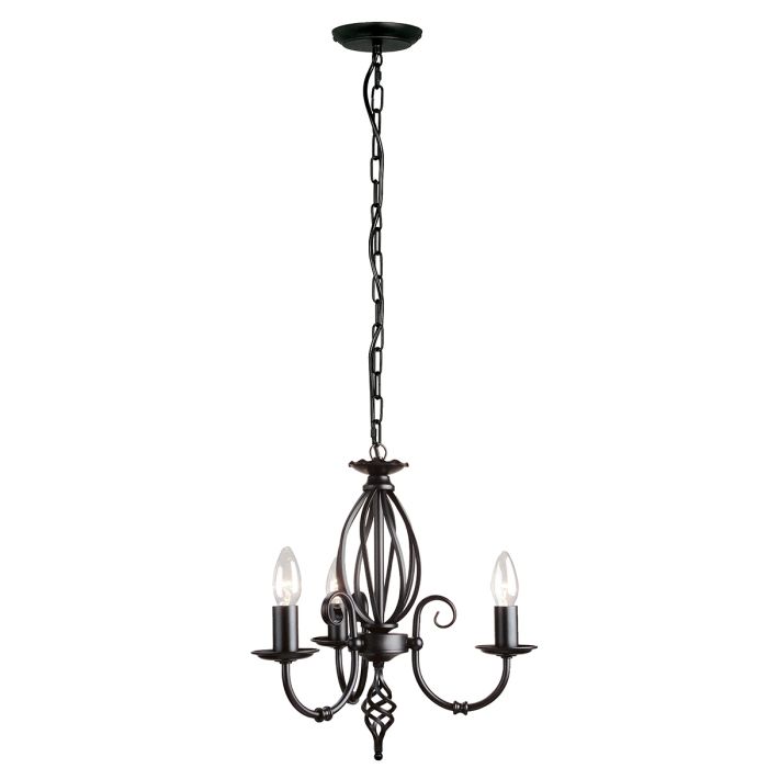 Elstead Lighting-ARTISAN-ART3-BLACK-ELSART3-BLACK