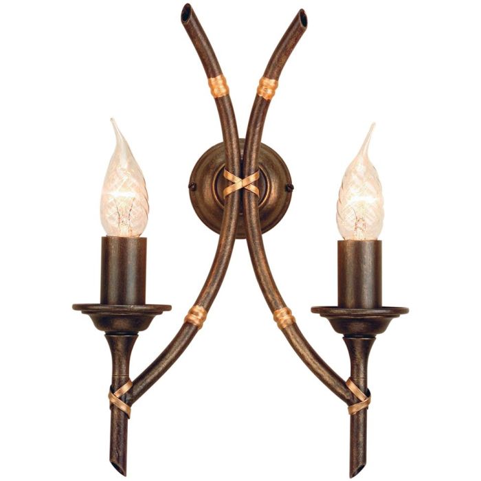 Elstead Lighting-Bamboo-BB2-B-BRZ-PATINA-ELSBB2-B-BRZ-PATINA