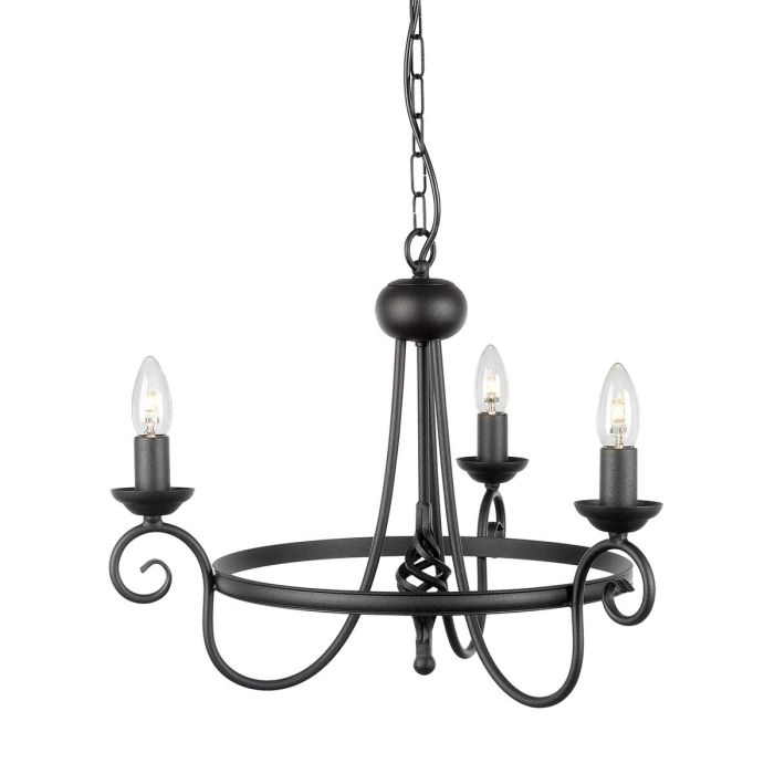 Elstead Lighting-HARLECH-HR3A-BLACK-ELSHR3A-BLACK