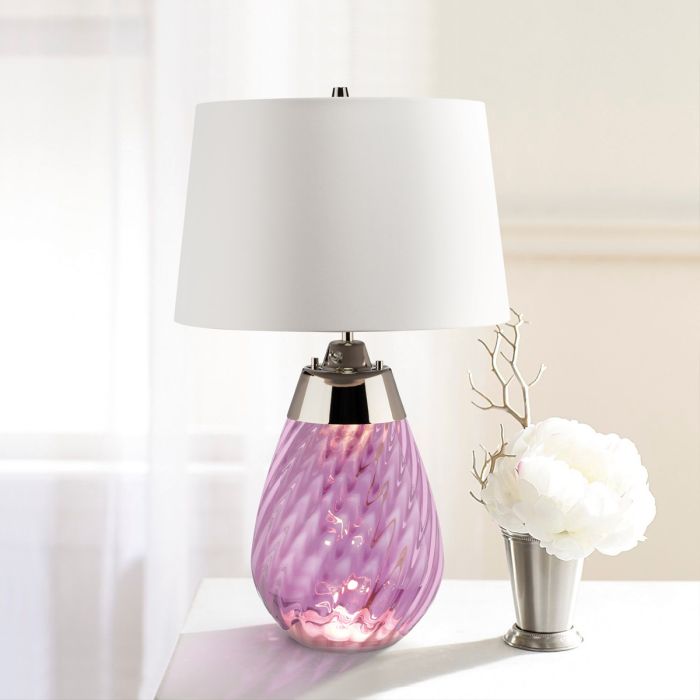 Elstead Lighting-LENA LARGE-LENA-TL-L-PLUM-OWSS-ELSLENATLLPLUMOWSS