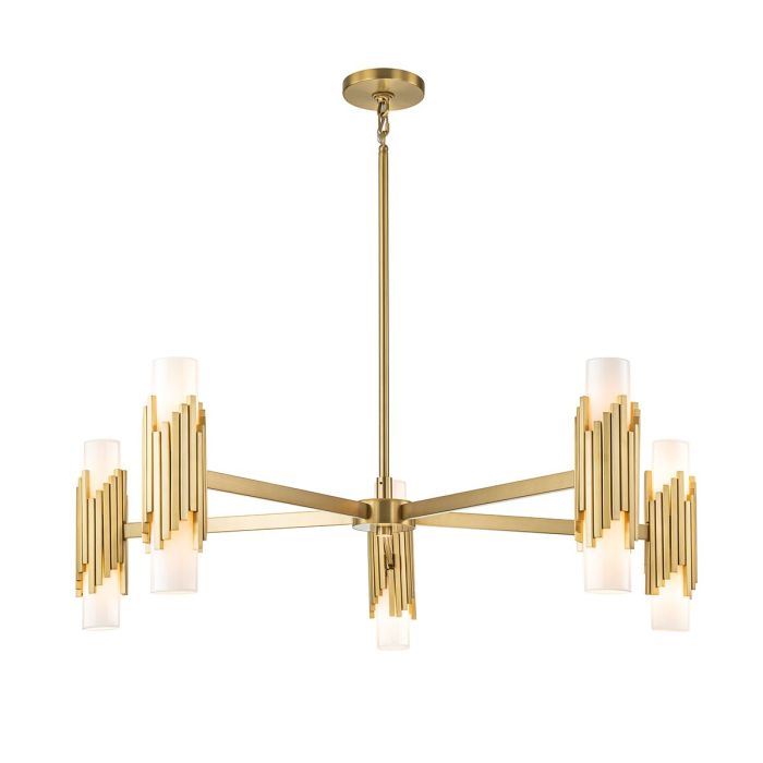 Elstead Lighting-Marvele-MARVELE10-AB-OPAL-ELSMARVELE10-AB-OPAL