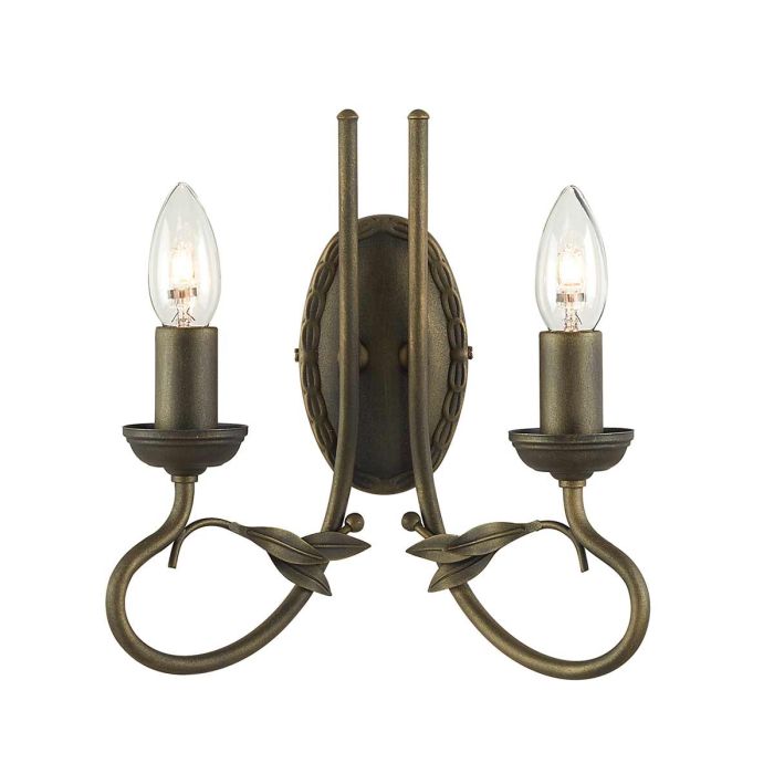Elstead Lighting-OLIVIA-OV2-BLK-GOLD-ELSOV2-BLK-GOLD
