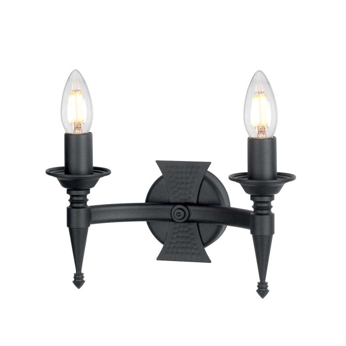 Elstead Lighting-SAXON-SAX2-BLK-ELSSAX2-BLK