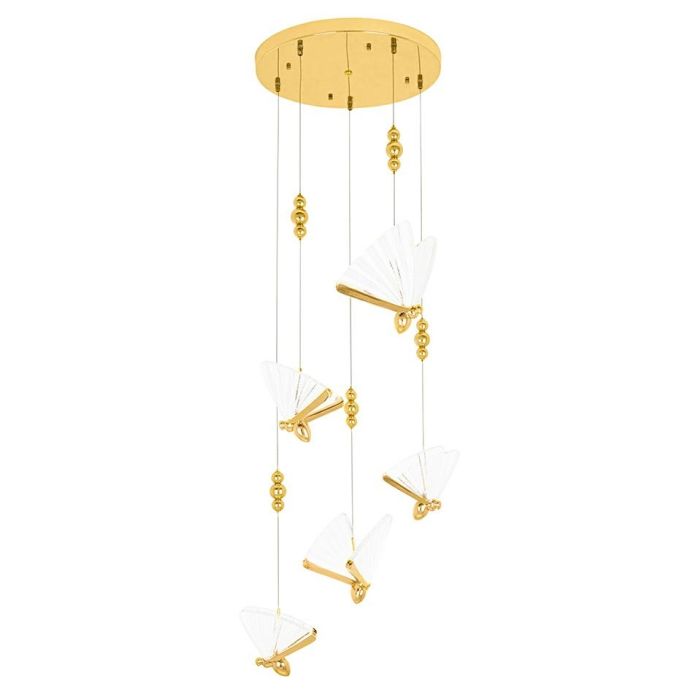 King Home-BUTTERFLY DISC-XCP8737-5.GOLD-KNGXCP8737-5.GOLD